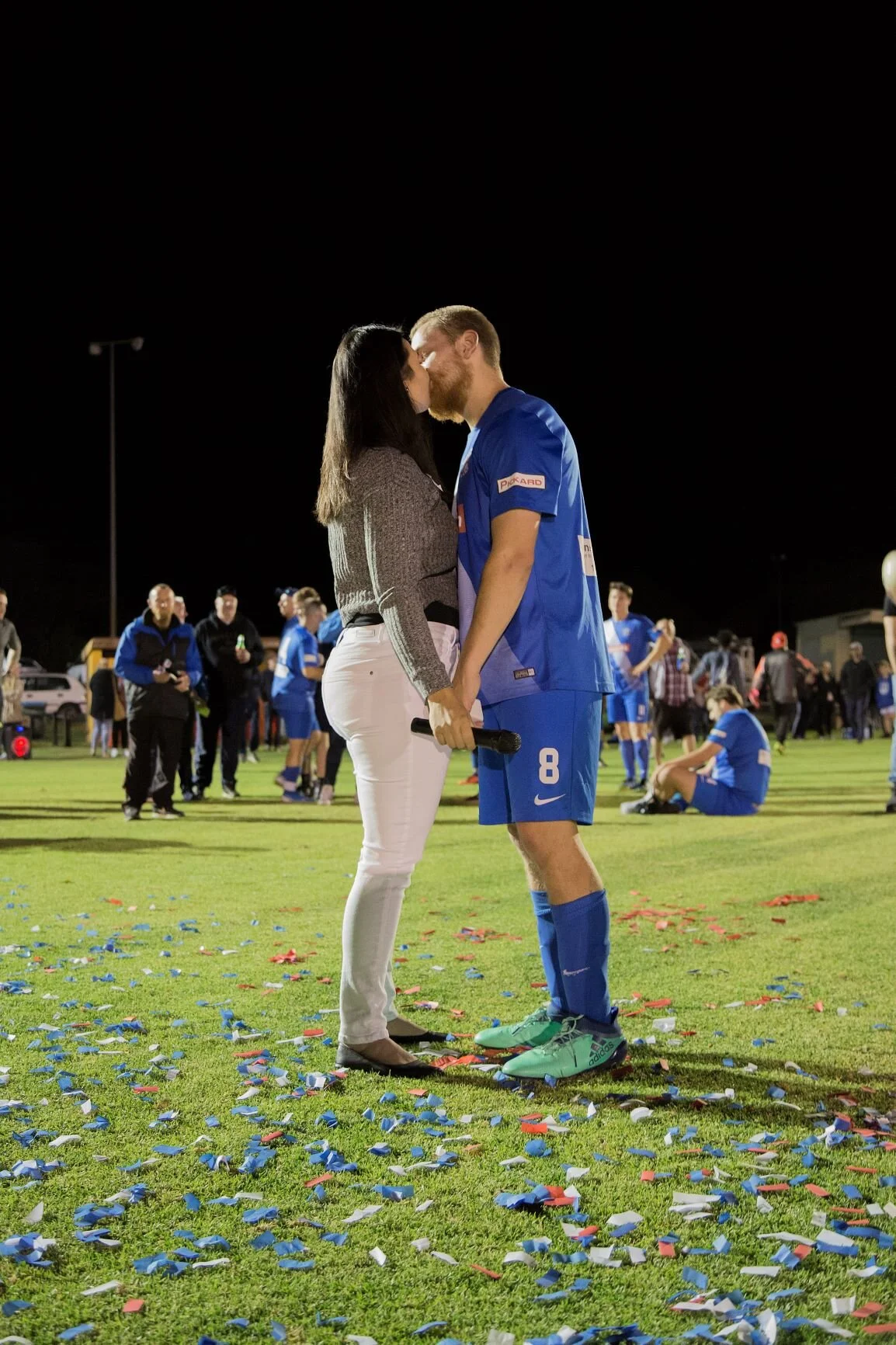 It’s a perfect match!  Aussie couple ‘score’ surprise engagement thanks to Domino’s