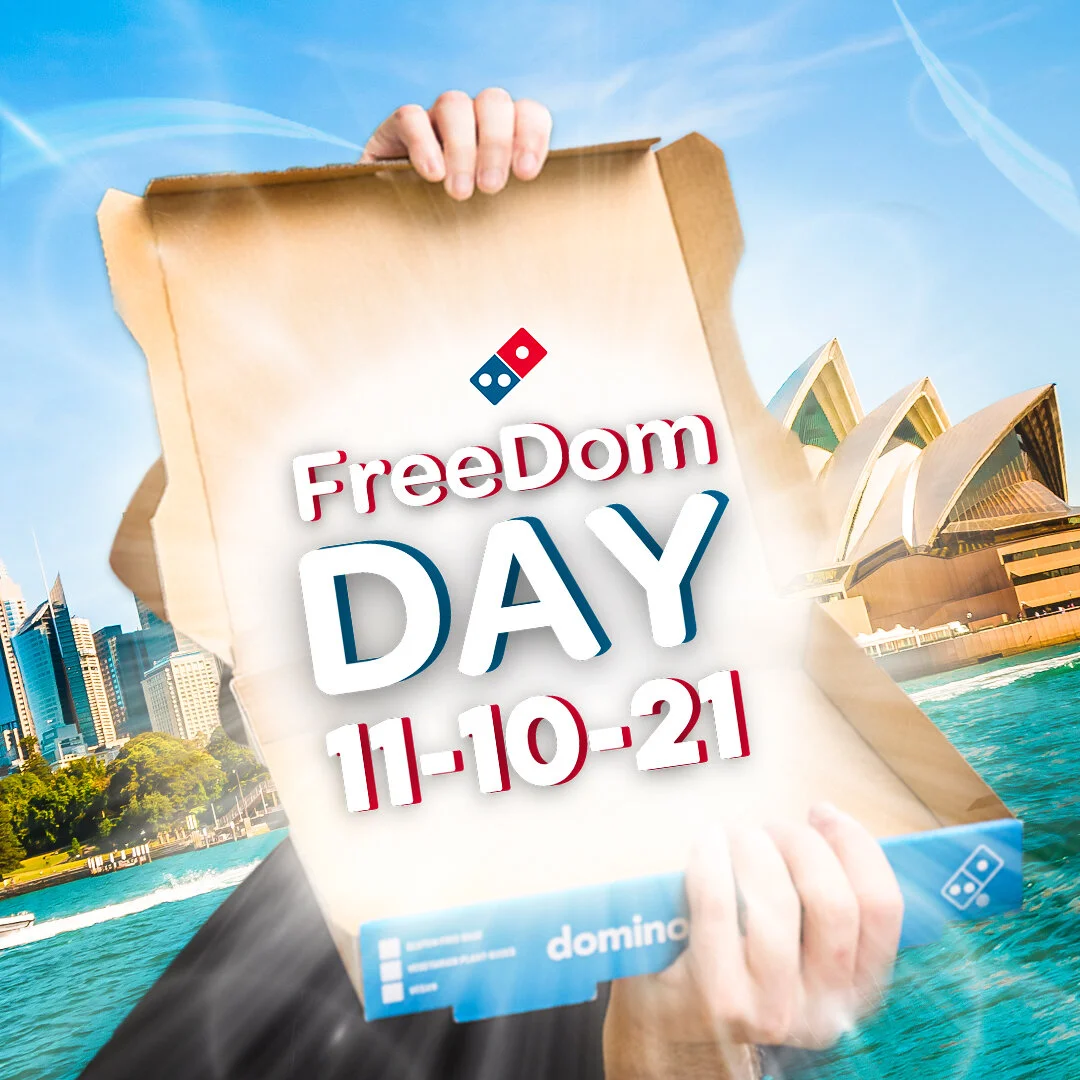 Celebrate the taste of FreeDom with Domino’s