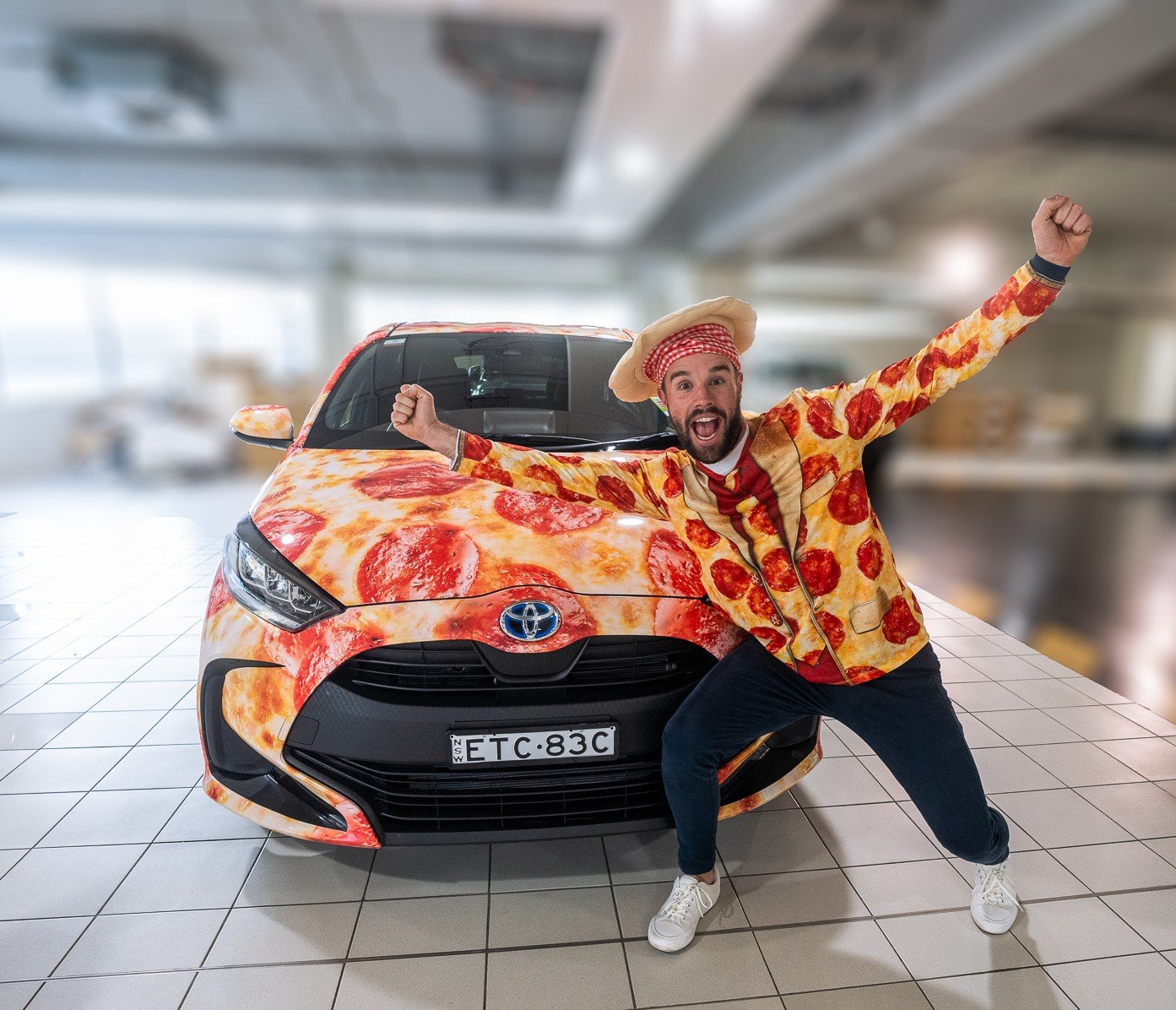 Villain Frill acre Ride and pie: Domino's Pepperoni Pizza car winner reveals all — Domino's  Newsroom