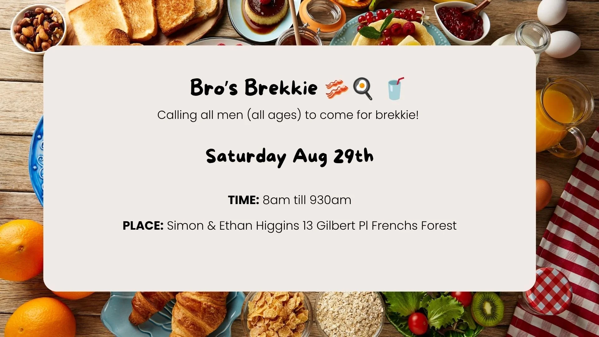 Men's Breakfast