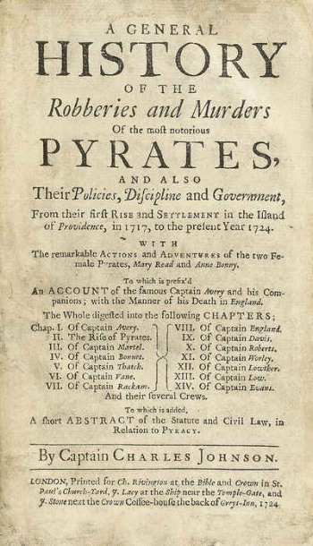 First edition cover, 1724.