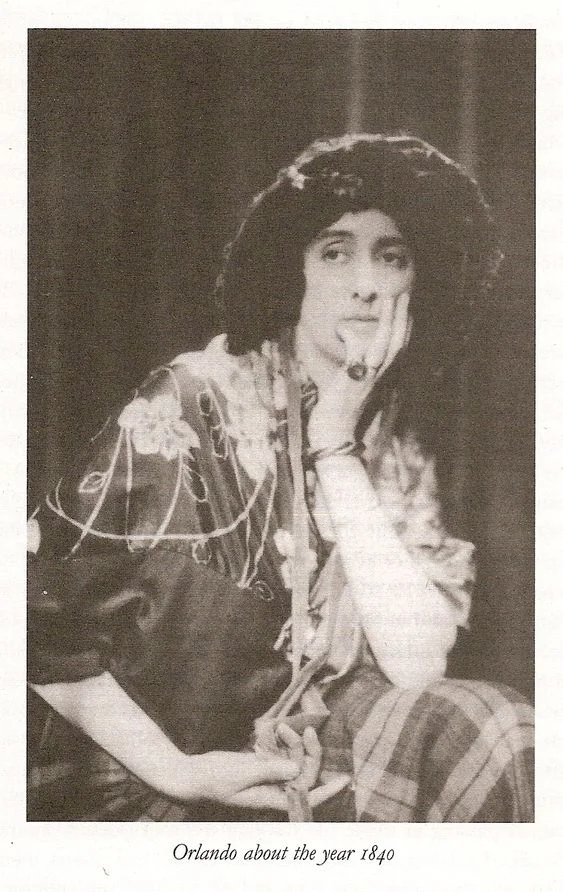 Vita Sackville-West as her alter ego the Duke Orlando, posed specifically for Virginia Woolf’s 1928 novel Orlando