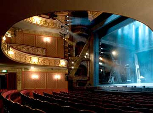 Queen’s Theater, Soho, London. site of the Voyeuristic ghost who spies on ushers changing ( Source )
