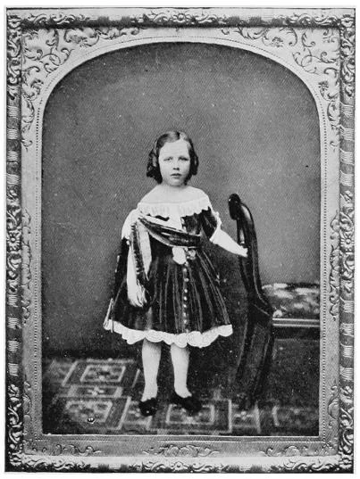 A young Oscar Wilde, 2 years old.