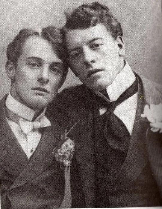 Bosie Douglas with his brother Frederick Douglas.