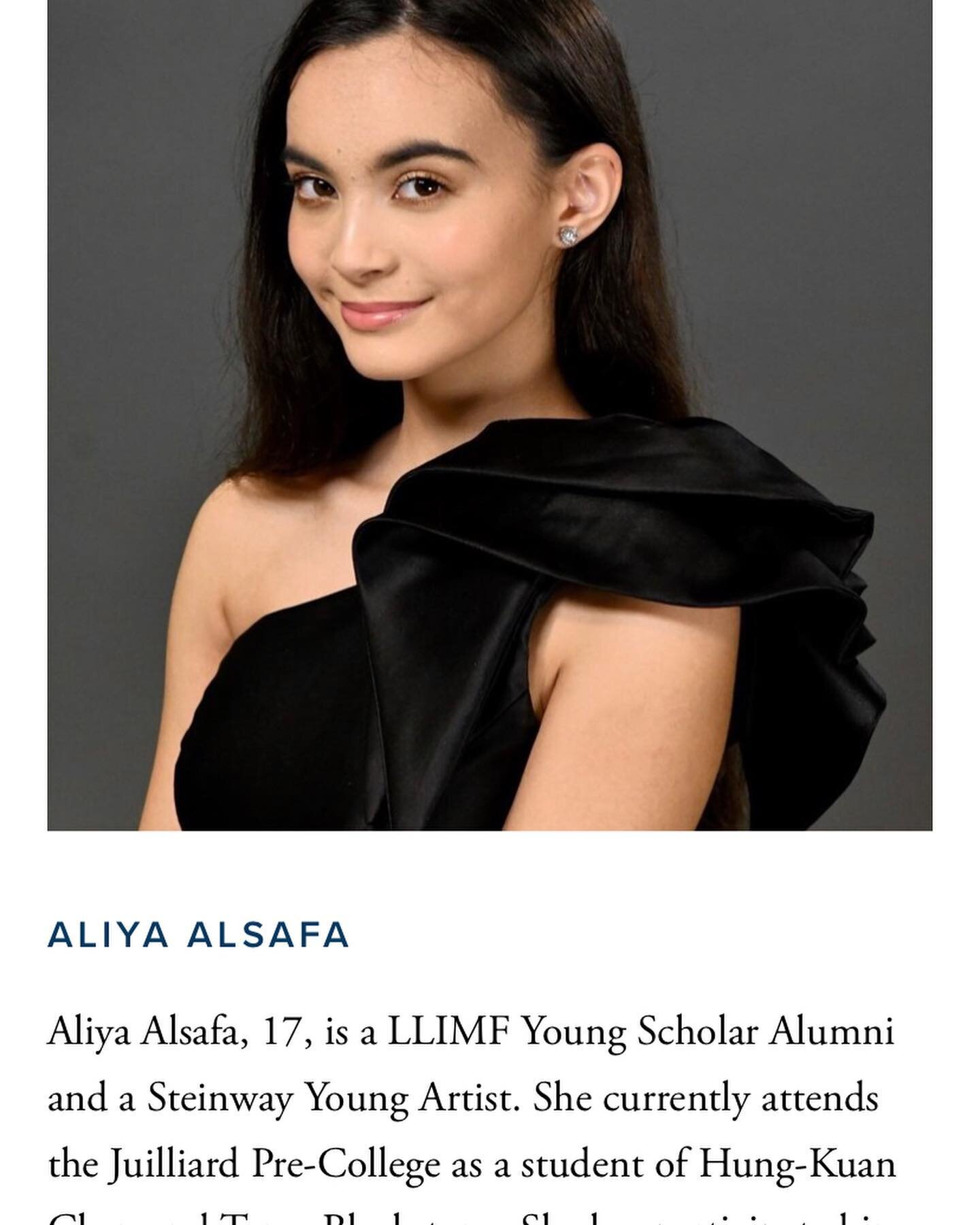 So excited to announce that I am now an Artemisia Akademie Fellow! 🥰 It&rsquo;s a wonderful partnership between the Juilliard School and the Yale School of Music and I&rsquo;m now thrilled to be a part of the Artemisia Foundation. 🎶 Thank you so mu