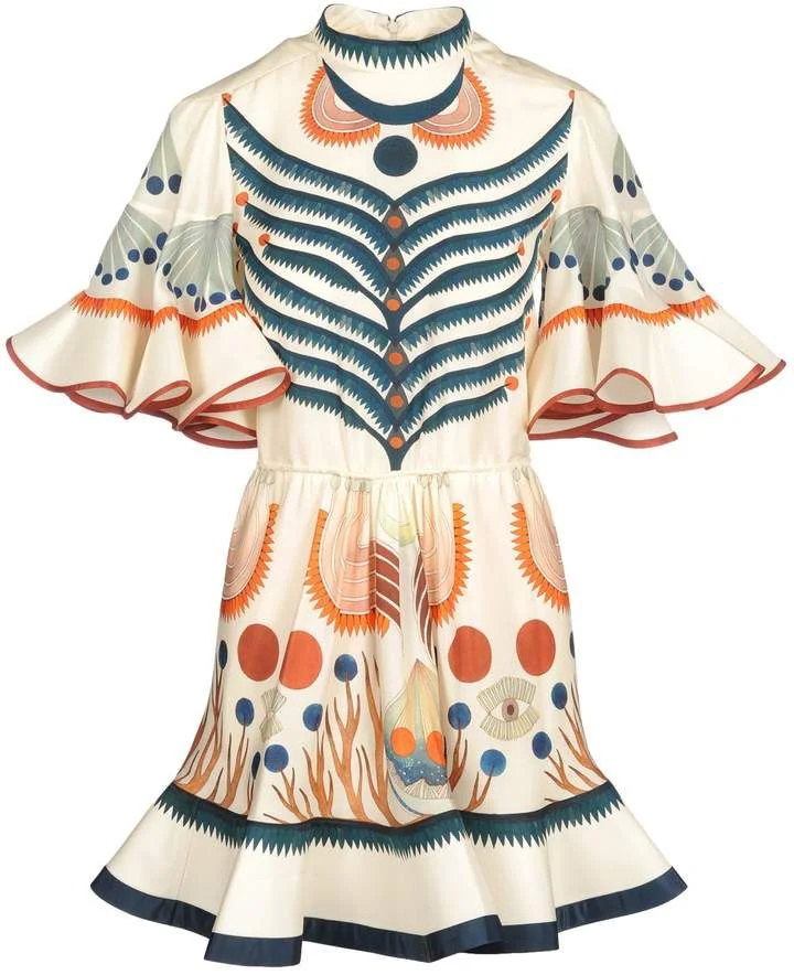 Chloe Folkloric Georgette Dress