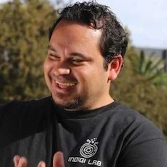 AUSTRALIA: Luke Briscoe, Founder, Indigi Lab, representing 80,000 years of indigenous technology. 