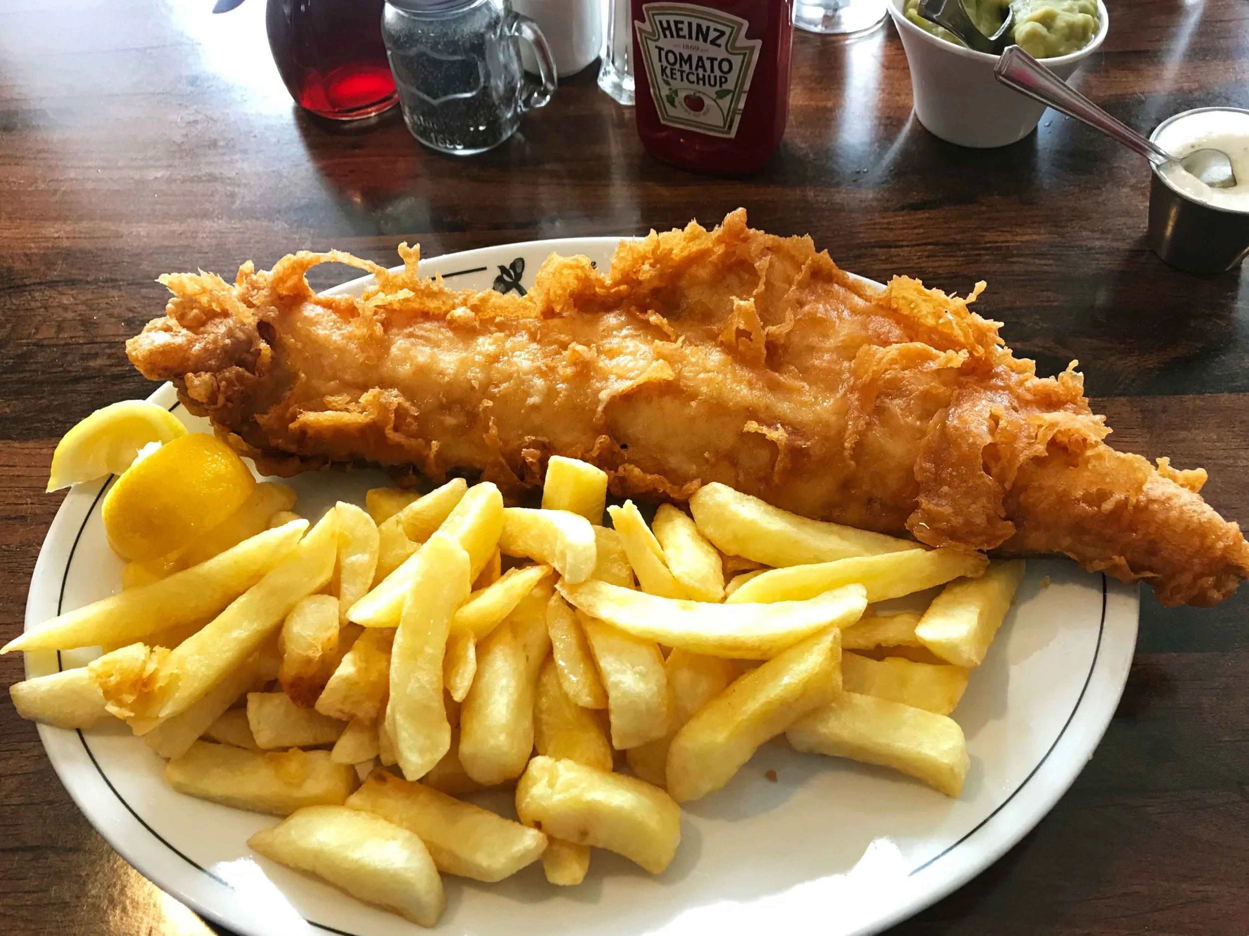 Haddock & chips, 100% delicious