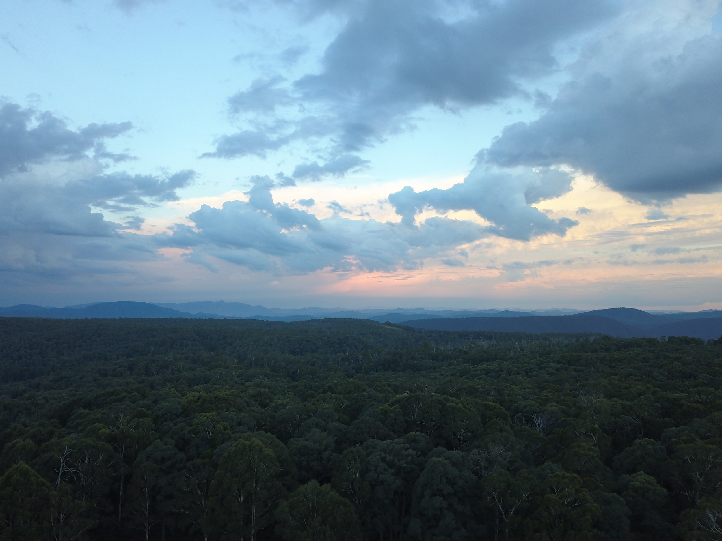 Across the top of Whitlands