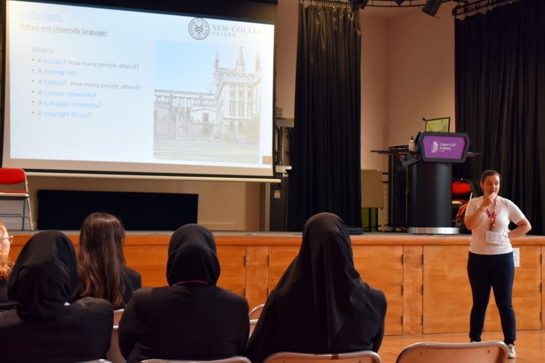 Last week saw @newcollegeoxford visit &amp; deliver the first step of the Step-Up programme to our Year 11 &amp; 12 students. The session focused on: what is Oxford University all about; what is the college system; how are you taught &amp; how you ap