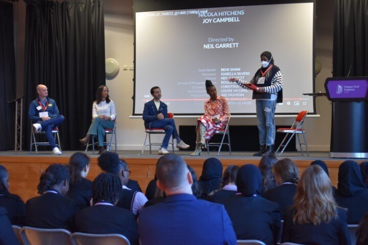 Today @wearethefma hosted a workshop with our students, discussing the importance of building &amp; fostering a more diverse &amp; inclusive industry within fashion. It was a really informative &amp; successful session as students posed a range of qu