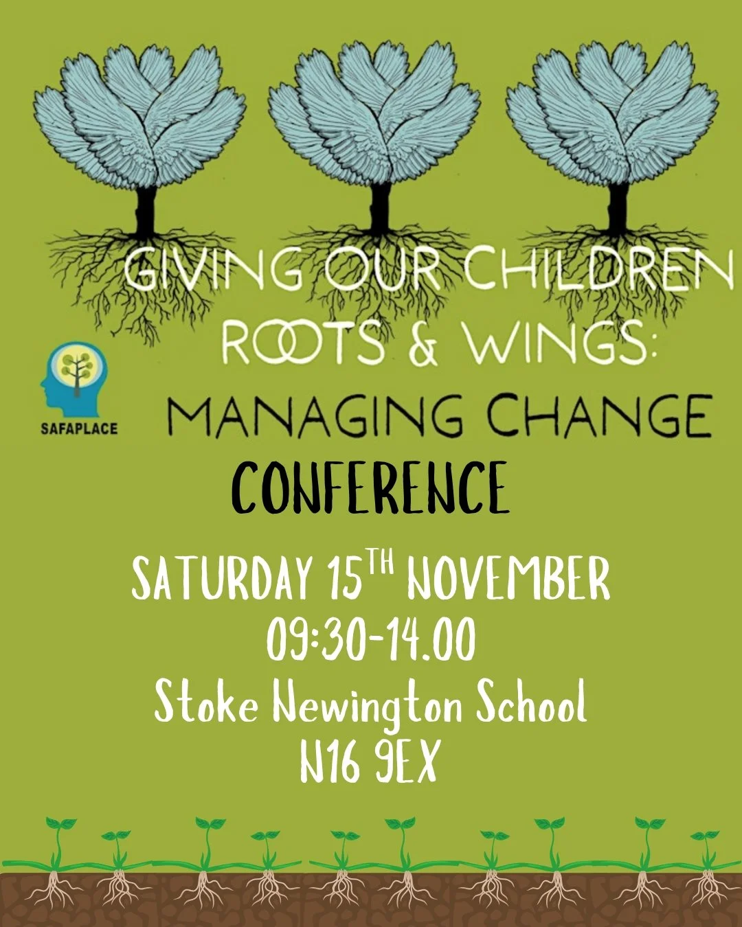Safaplace Conference 2025 at Stoke Newington School. A day of empowering discussions on children's mental health and resilience! 

Book at https://safaplace25.eventbrite.co.uk/