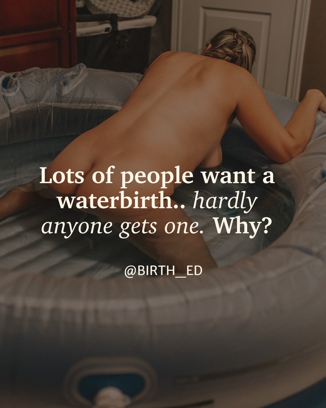 Most antenatal courses will list those benefits of a water birth.. so you&rsquo;re letting thinking &lsquo;oh that sounds lovely! I think I&rsquo;ll try that!&rsquo;, without ANY of the skills or context that&rsquo;s actually going to help you make i