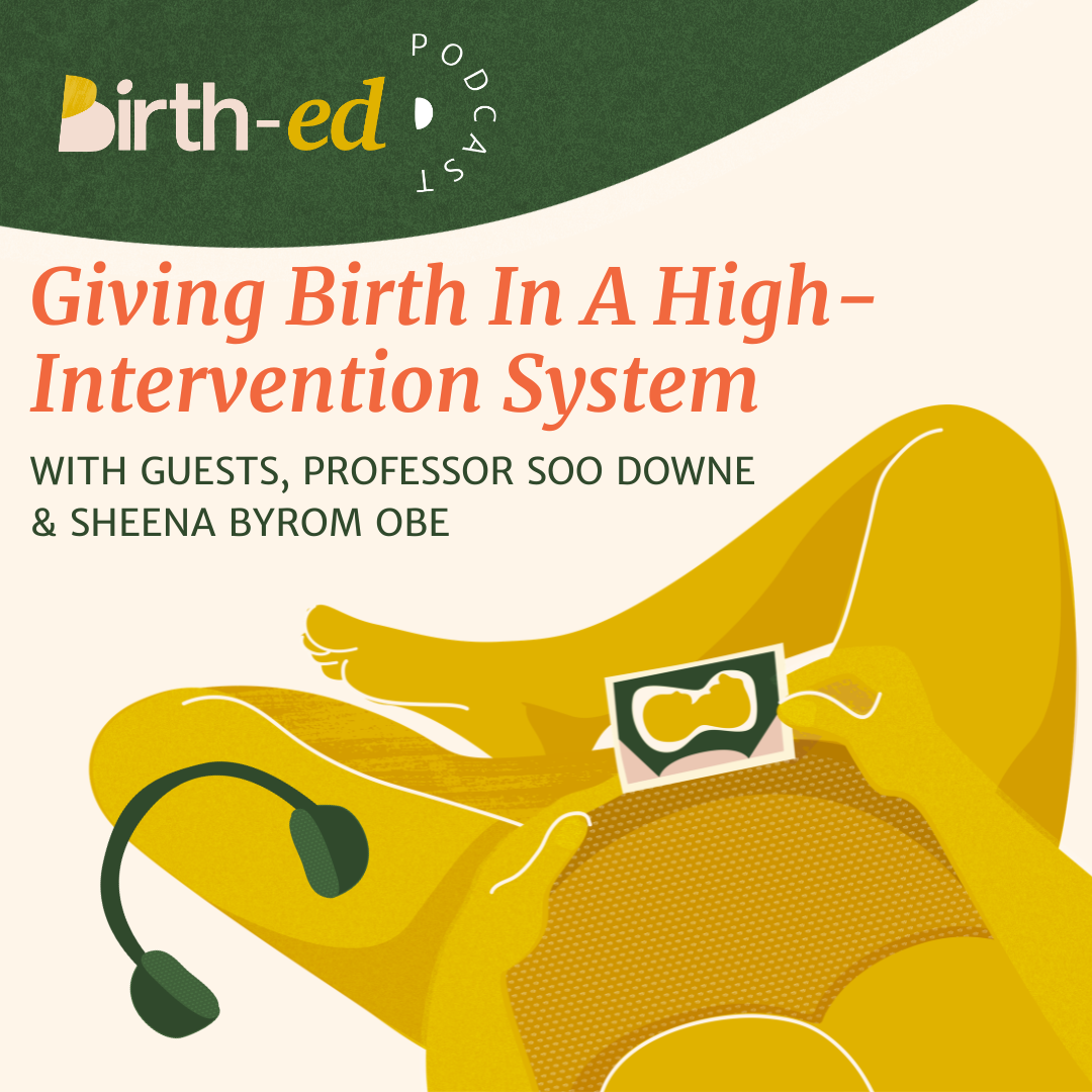 Giving Birth In A High-Intervention System, with Guests Sheena Byrom OBE and Professor Soo Downe 