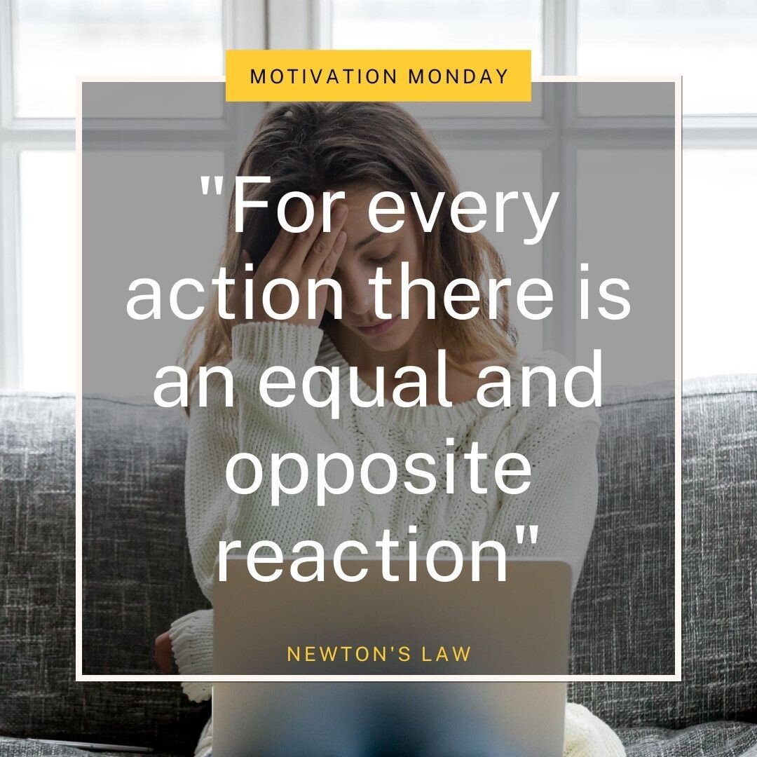 MOTIVATIONAL MONDAYS⠀
Whatever you put out into the world 🌍 comes back &lt;--- with the same force.⠀
⠀
For example...⠀
You want more clients. 😰 You worry all the time about NOT having clients. Every day you discuss and think about what you don't ha