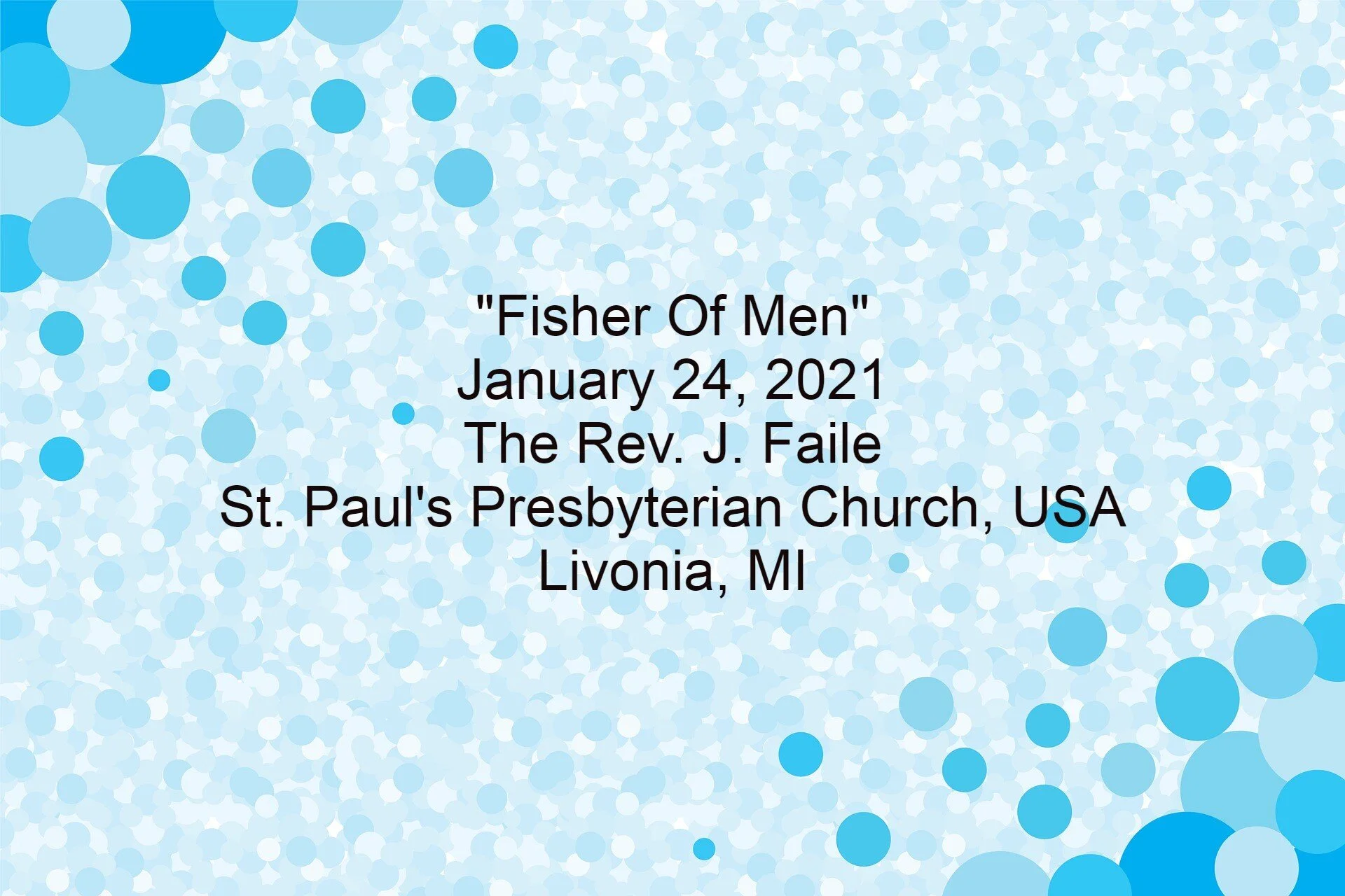 Fishers Of Men
