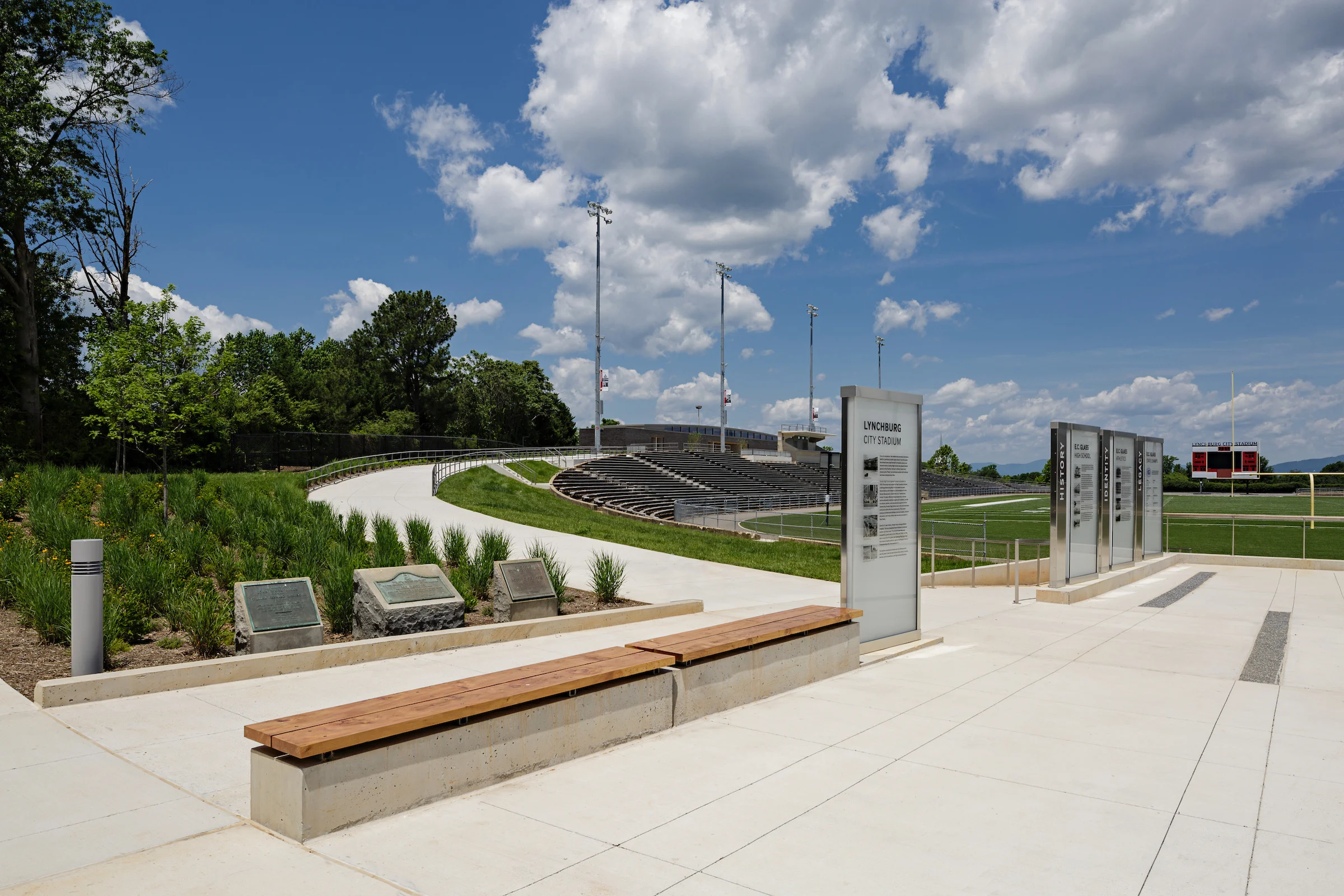 Lynchburg City Stadium Signage + Monuments — Iconograph