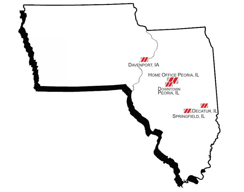 5 Locations - Serving Central Illinois & Iowa
