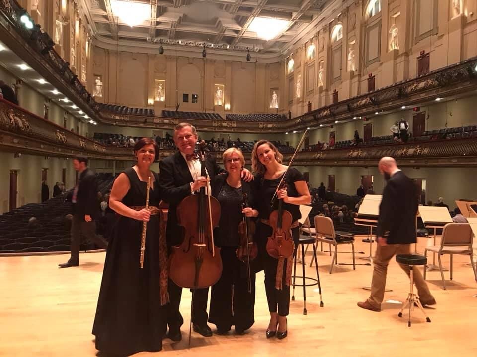 After performance @ Boston Symphony Hall 