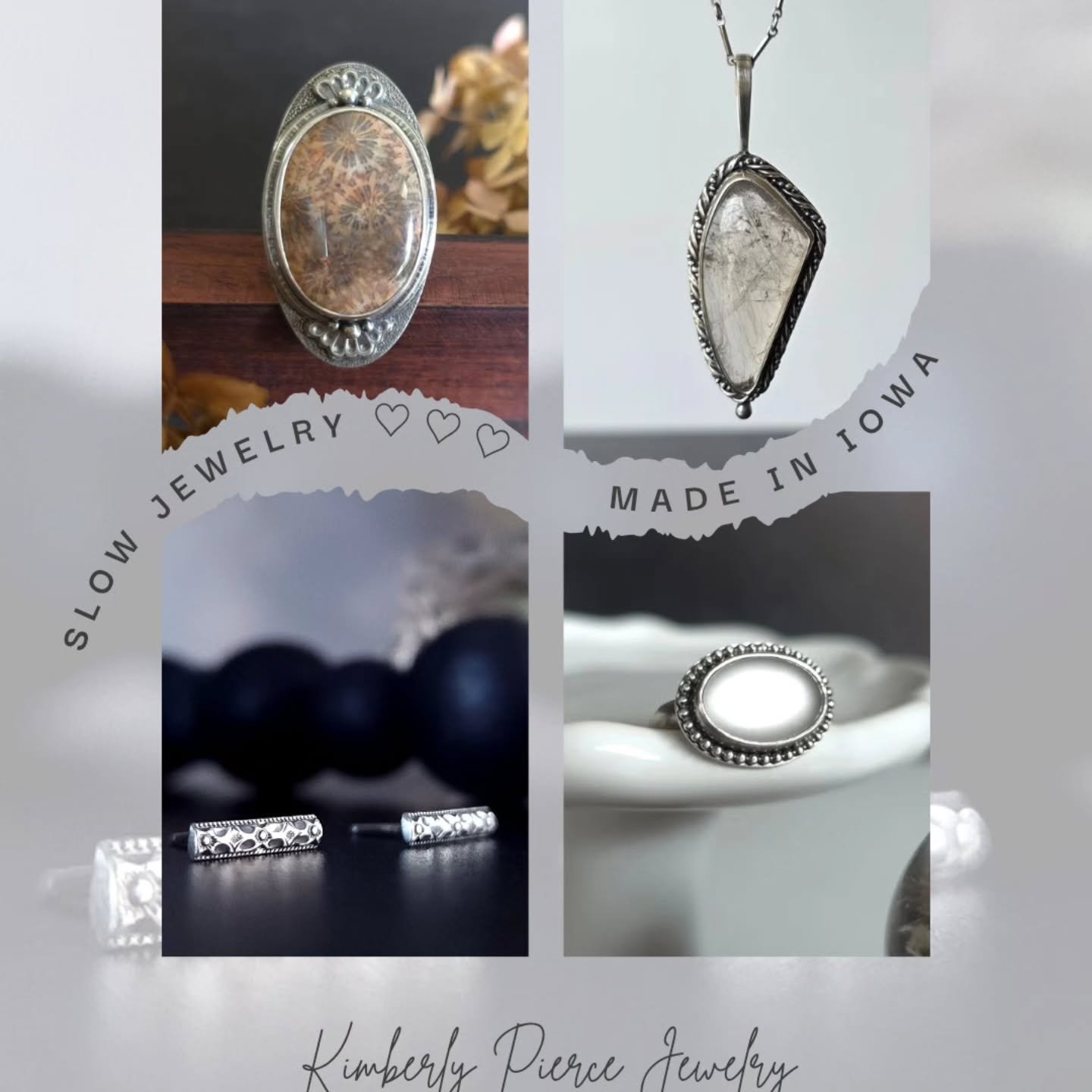 #slowjewelry coming to @goodmakersmarket TOMORROW! 🧡
》May 23 ~ 3-8
》May 24 ~ 9-4
》Cedar County Fairgrounds, Tipton IA