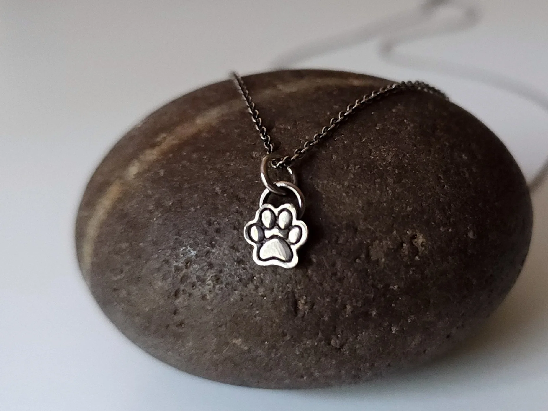 Tiny Paw Charm necklace