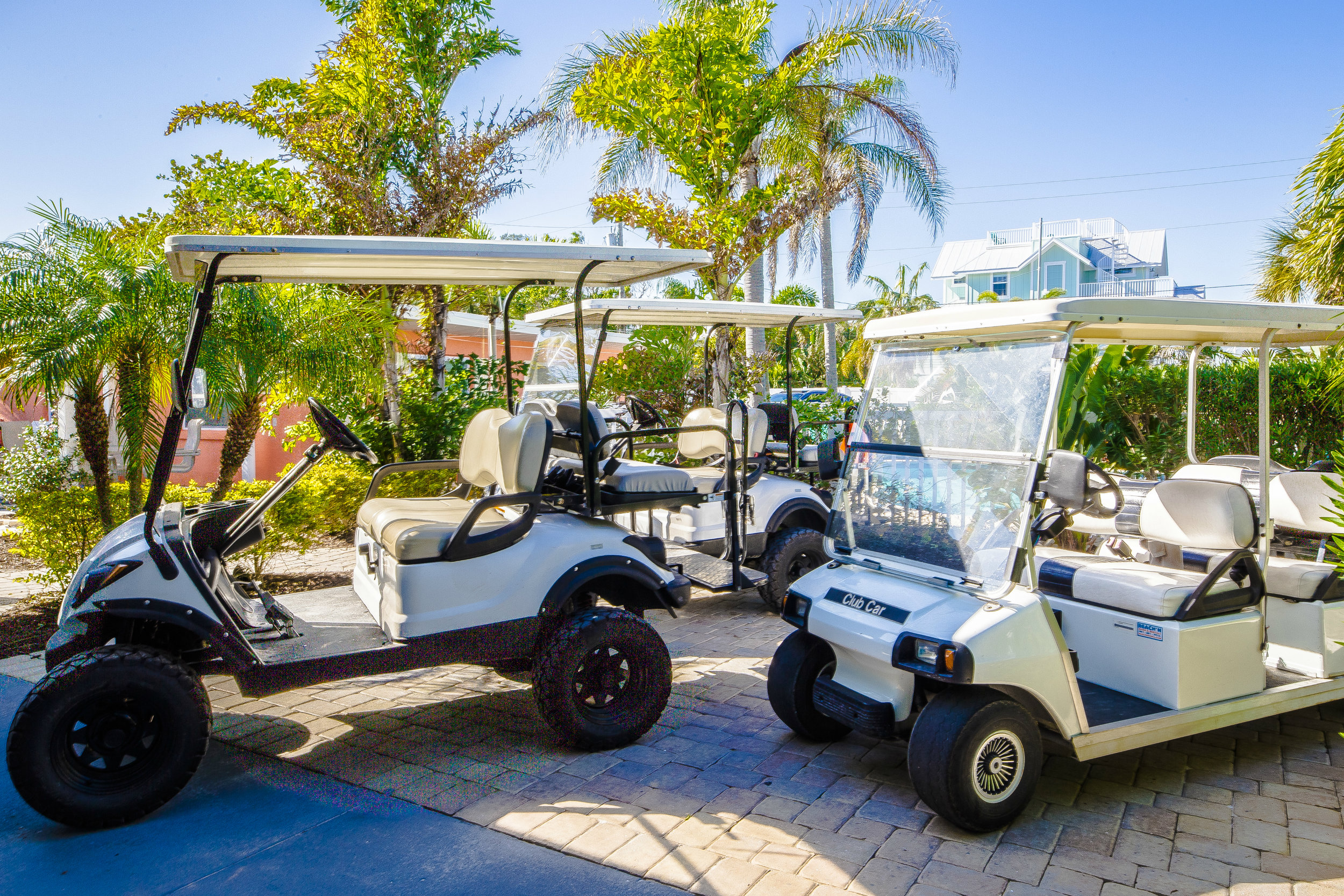 Three Custom Golf Carts!