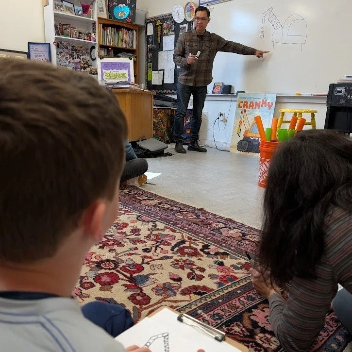 We are getting excited about the Annual Great FSP Book Swap and Sale! 

The week kicked off with a visit by local author Phuc Tran, sharing his newest book, &quot;Cranky Makes A Friend,&quot; with preschoolers and first and second-grade students. 

T