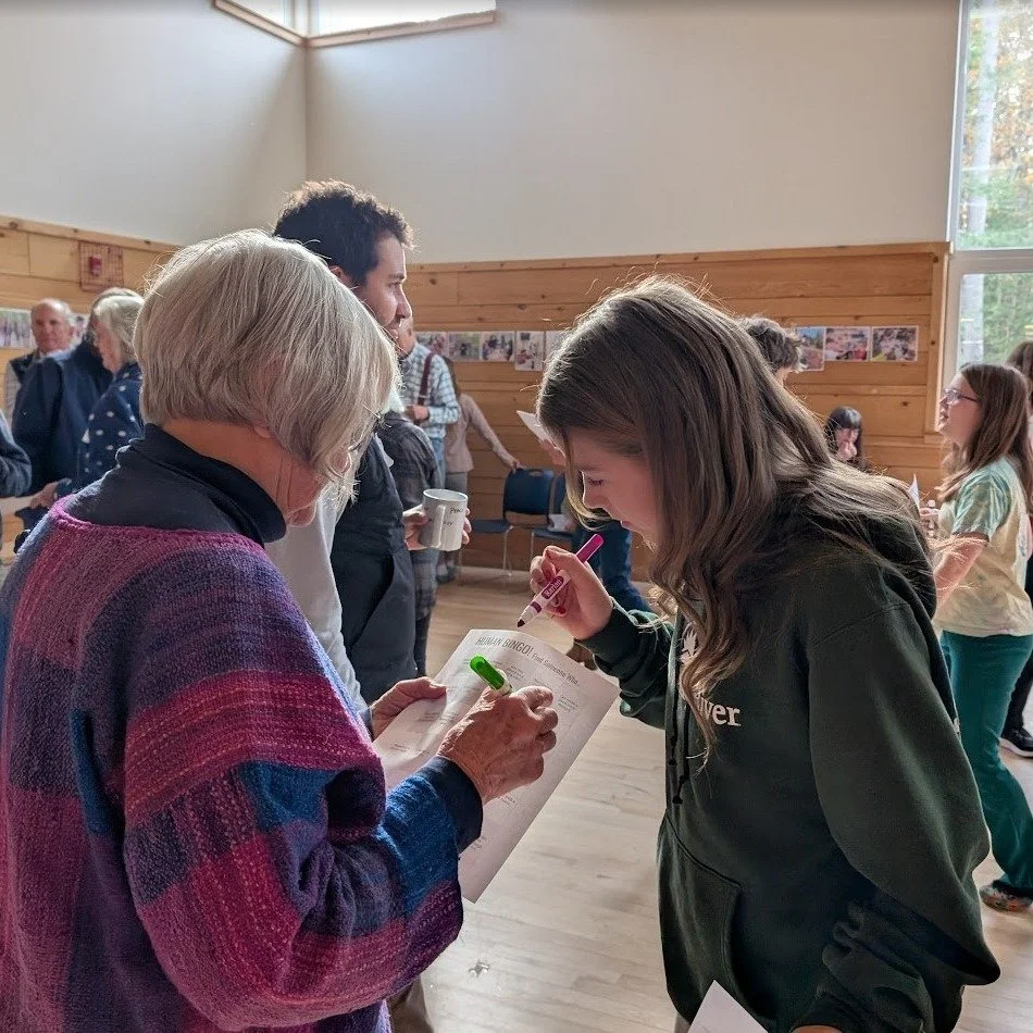 Last Friday, we welcomed grandfriends of middle school students. 

Grandparents, aunts, uncles, neighbors, and close family friends visited classrooms to learn about ash tree monitoring, invasive plant removal, and Ancient Rome.  We closed out the da