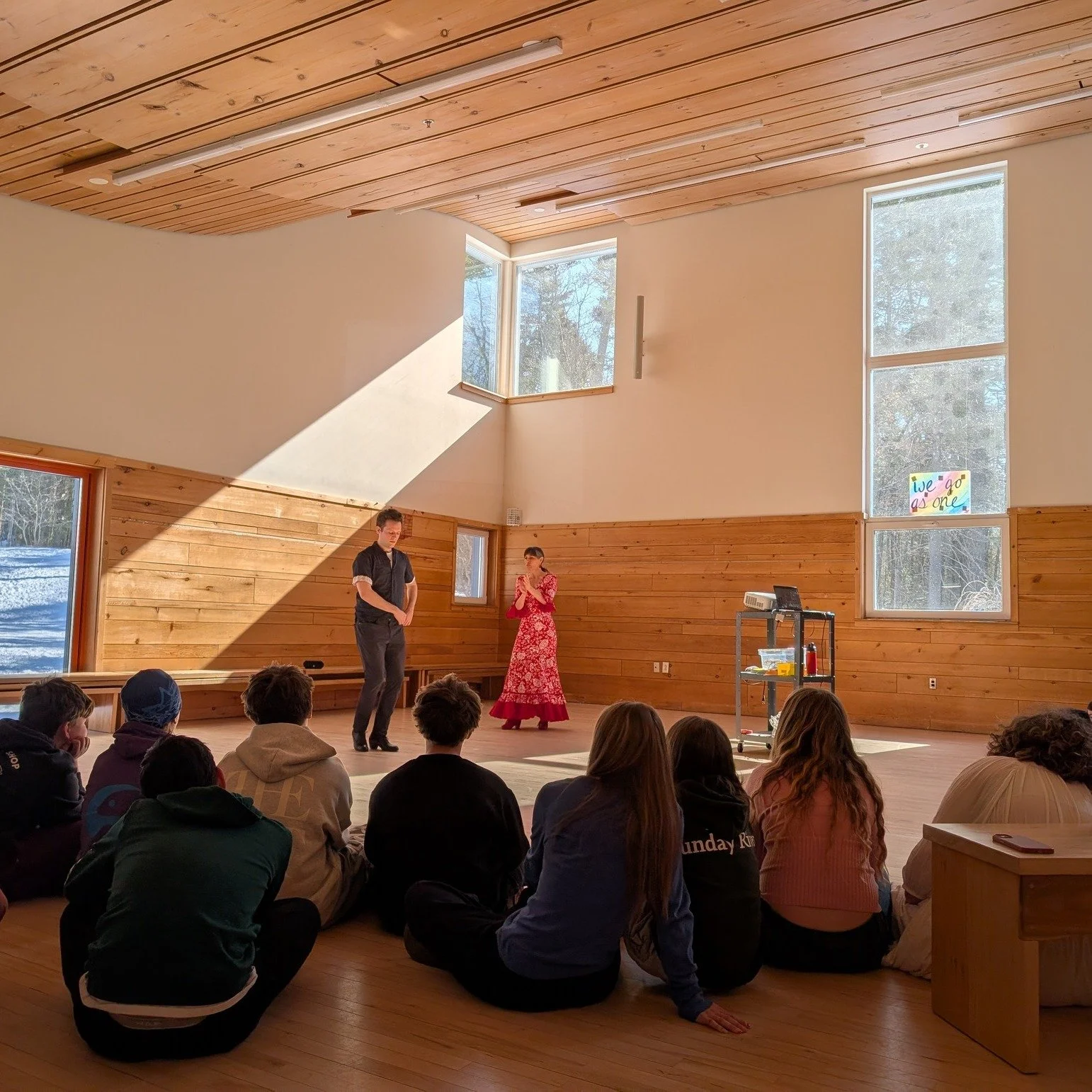 "I wanted to reflect the vulnerability that I am asking of students.  So when Lindsey came today,  I performed.  Vulnerability is necessary when learning a language, when learning to dance," shared FSP's Spanish Teacher, Robbie. 

Today's m
