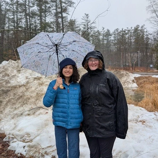 The push and pull of March weather is here: snow, rain, and sunshine abound 🌨️☔☀️. 

First and second-graders have been asking each day: "Is it winter?" or "Is it spring weather?" Making sure to keep track of the data they are co