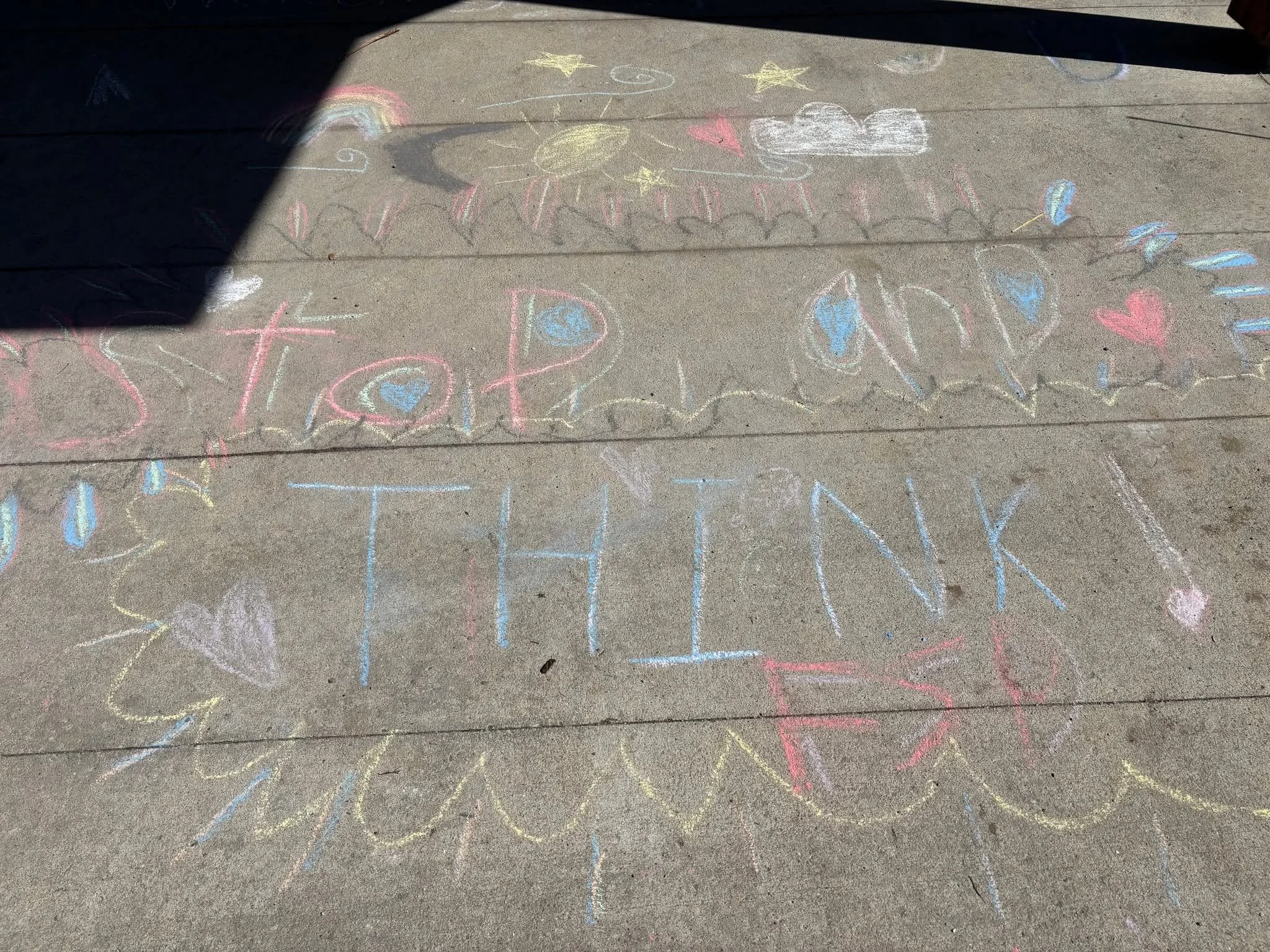 Stop. Think. Then act.

Before you speak or do something, pause &mdash; and ask yourself: Is it safe? Is it kind? Is it respectful? There's real power in that moment of reflection.

First and second graders have been taking these conversations to hea