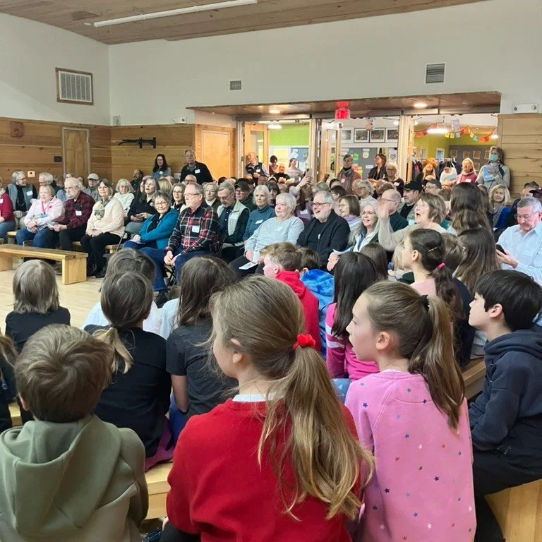 A little rain, a lot of heart. 🌧️❤️

Grandfriends' Day is a window into the learning that happens here every day &mdash; preschoolers sharing what's in their hearts through drawing, portraits painted side by side, watercolors spreading across the ta