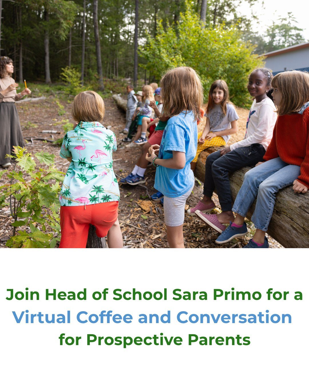Get to know Friends School of Portland. Prospective parents are invited to join Head of School Sara Primo to learn more about what sets Quaker education apart.
 
Bring a cup of coffee and your questions. ☕☕

Our next Virtual Coffee and Conversation f