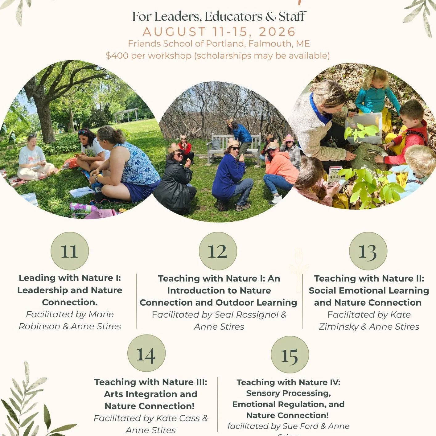 The Maine Center for Educator Wellbeing will be at Friends School of Portland this summer. 

Educator courses are being offered in August.

Learn more below and on their website: 
https://annestires.com/education-for-teachers