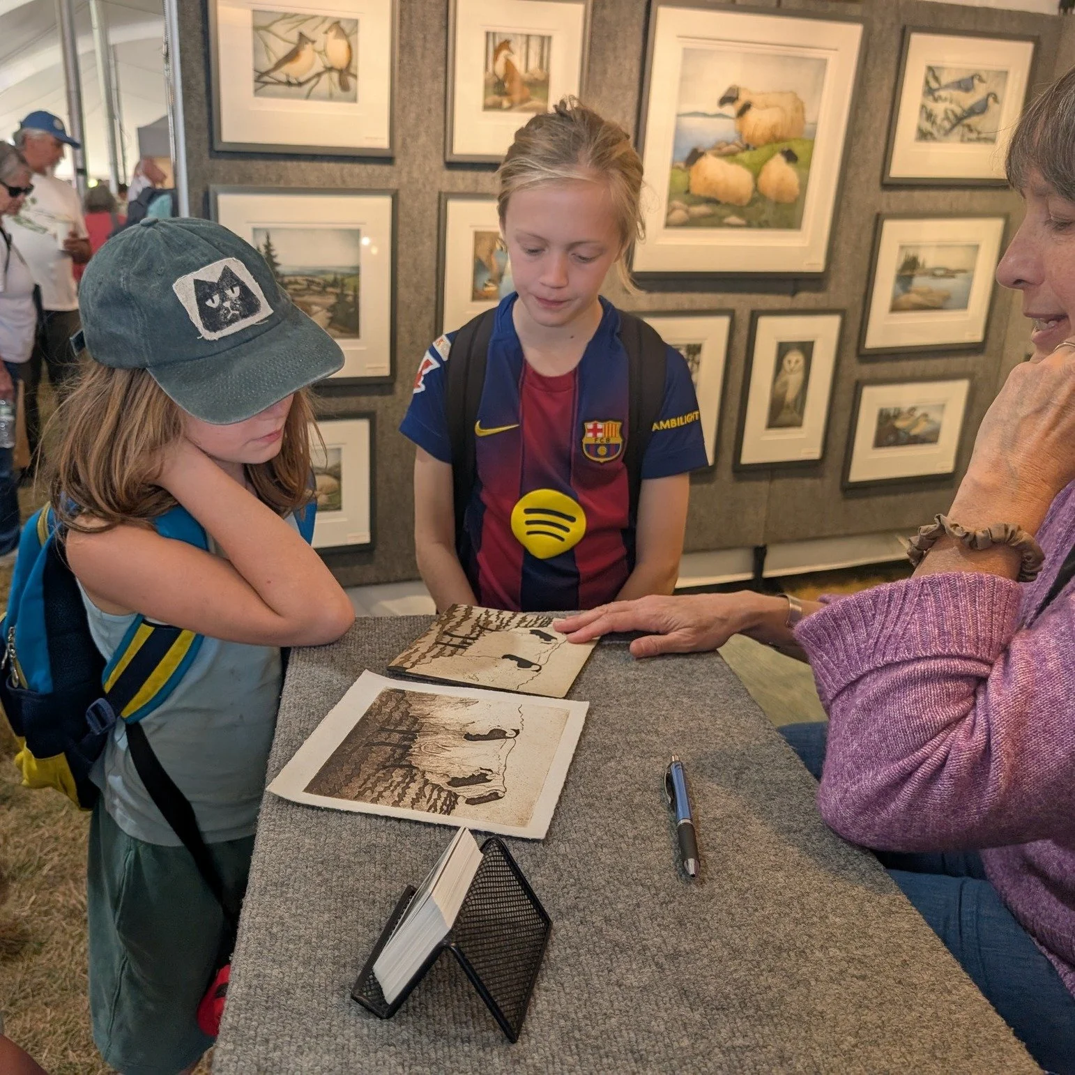 The fifth- and sixth-grade essential question for this school year is "How do living things thrive in community?" With this in mind, students headed to MOFGA's Common Ground Country Fair last Friday!

#commongroundfair