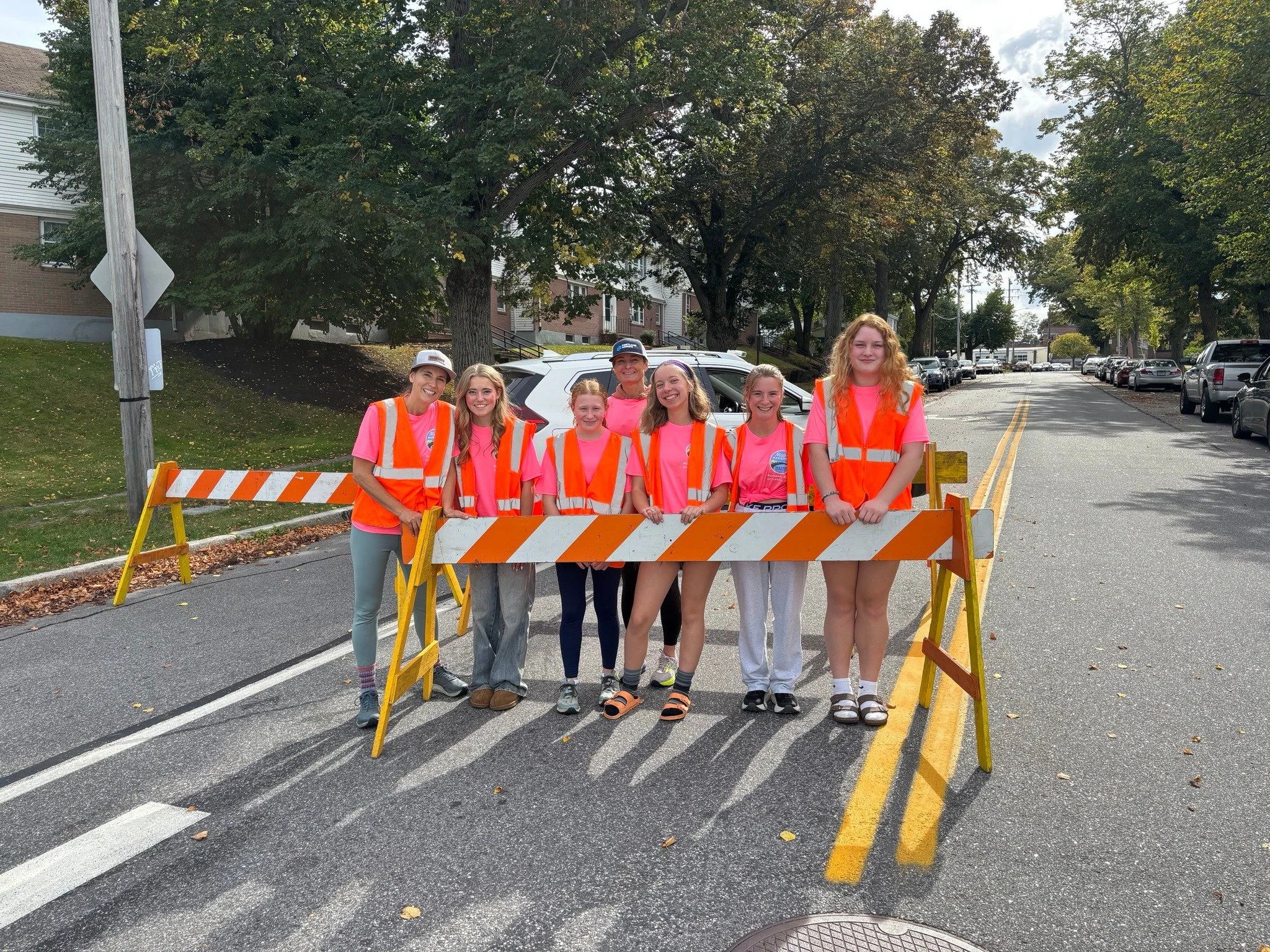 Shout out to alumnae FSP cross country runners who helped build barricades, put them up, and take them down for this year's @mainemarathon. 

Thank you, Nicole, April, Eric, and Robin for making it all happen!