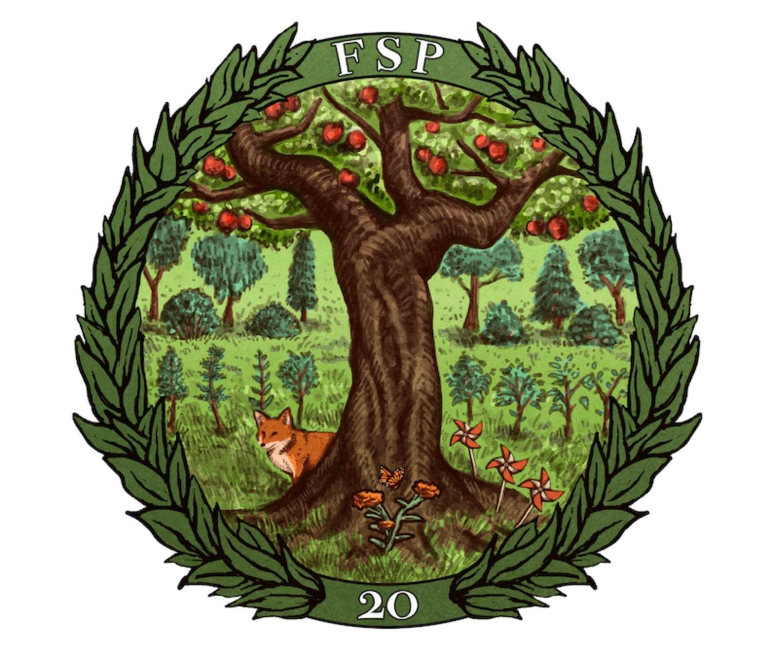 This school year, Friends School of Portland is celebrating 20 years 🎂

To mark the milestone, FSP alum Otto Wolyniec &lsquo;16 designed a special anniversary logo, and it&rsquo;s already popping up around campus. Now you can wear it, too: our fall 