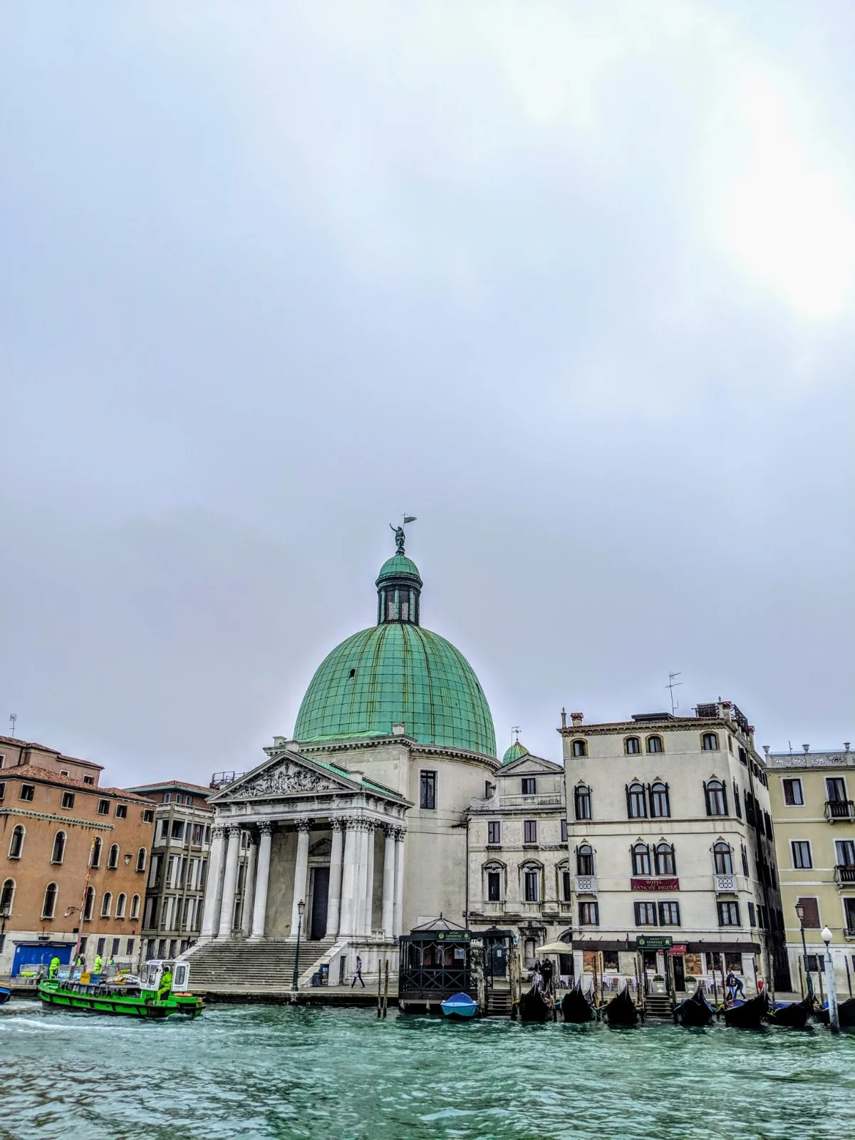 Baggage Station in front of this cathedral