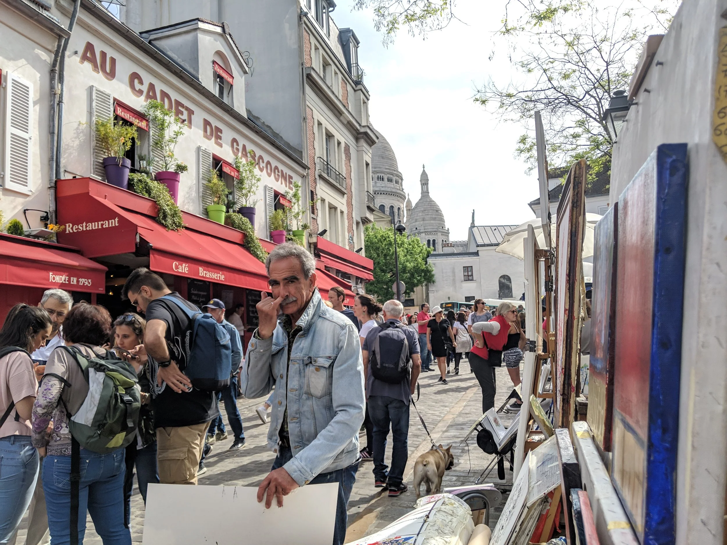 The Art Square on Monmartre Hill