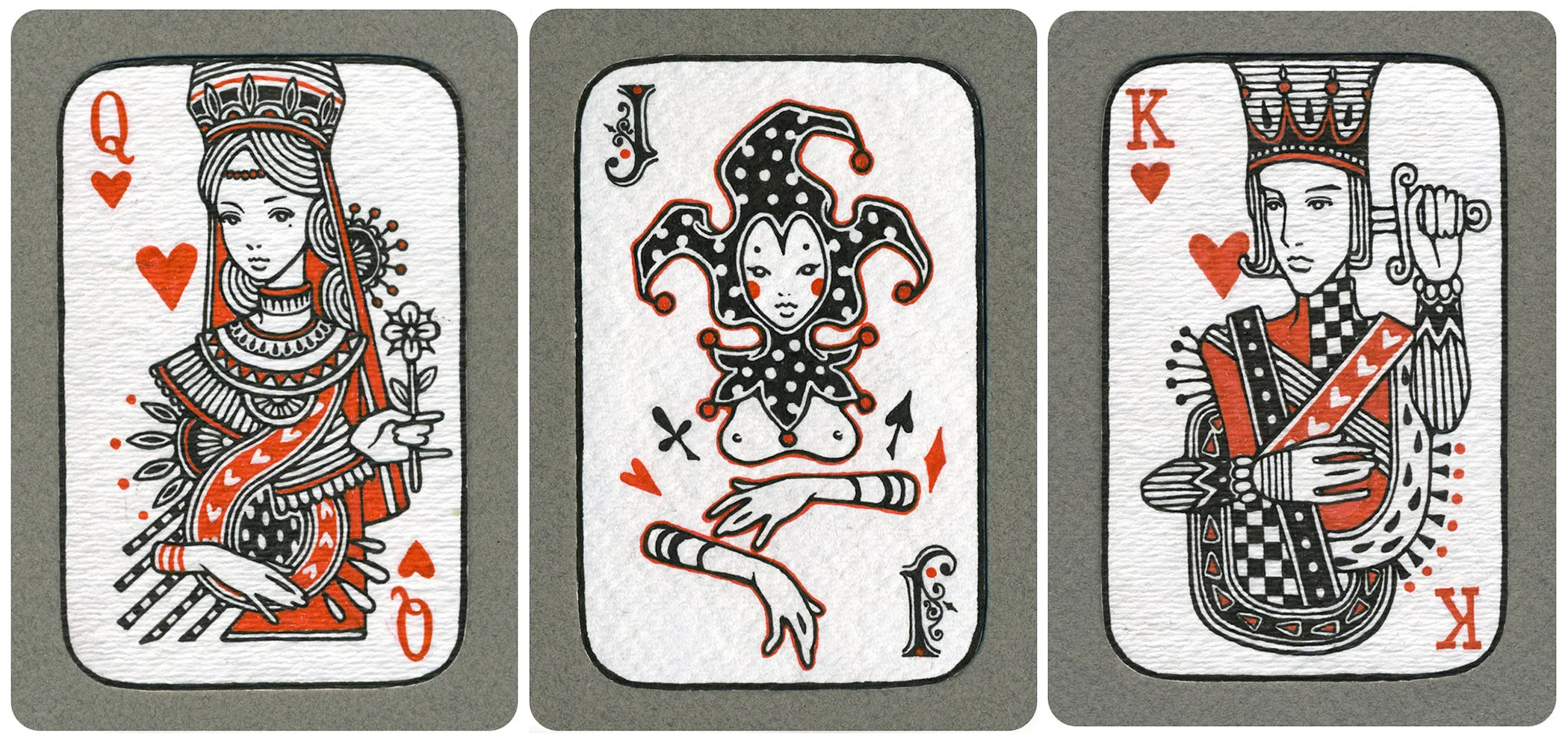 Queen. Joker. King.