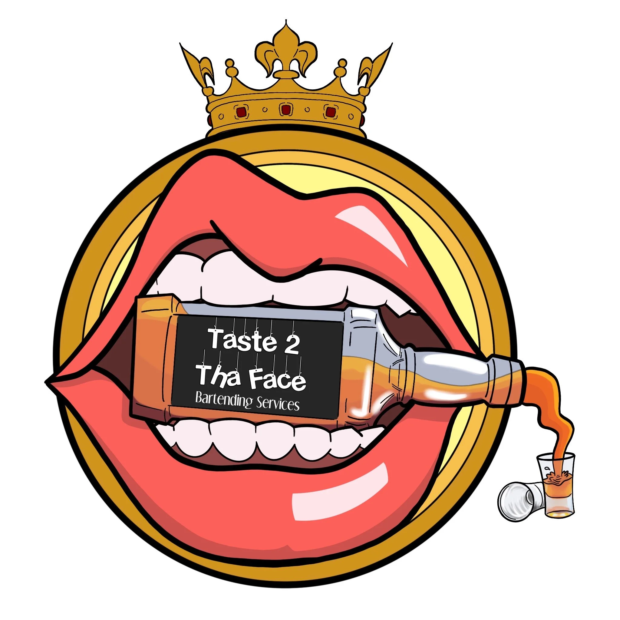 Taste 2 The Fave bartending service logo