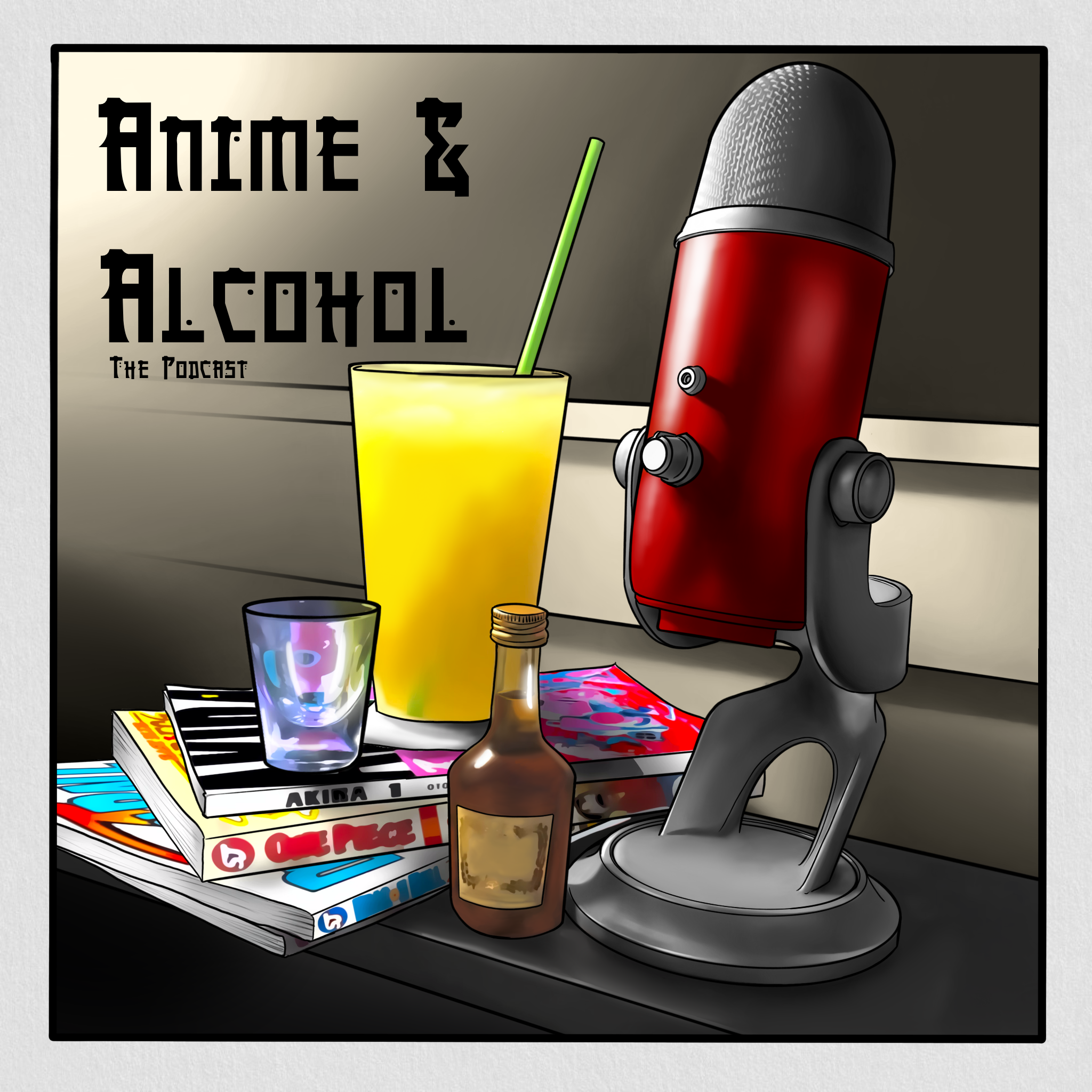 Anime & Alcohol Podcast Cover