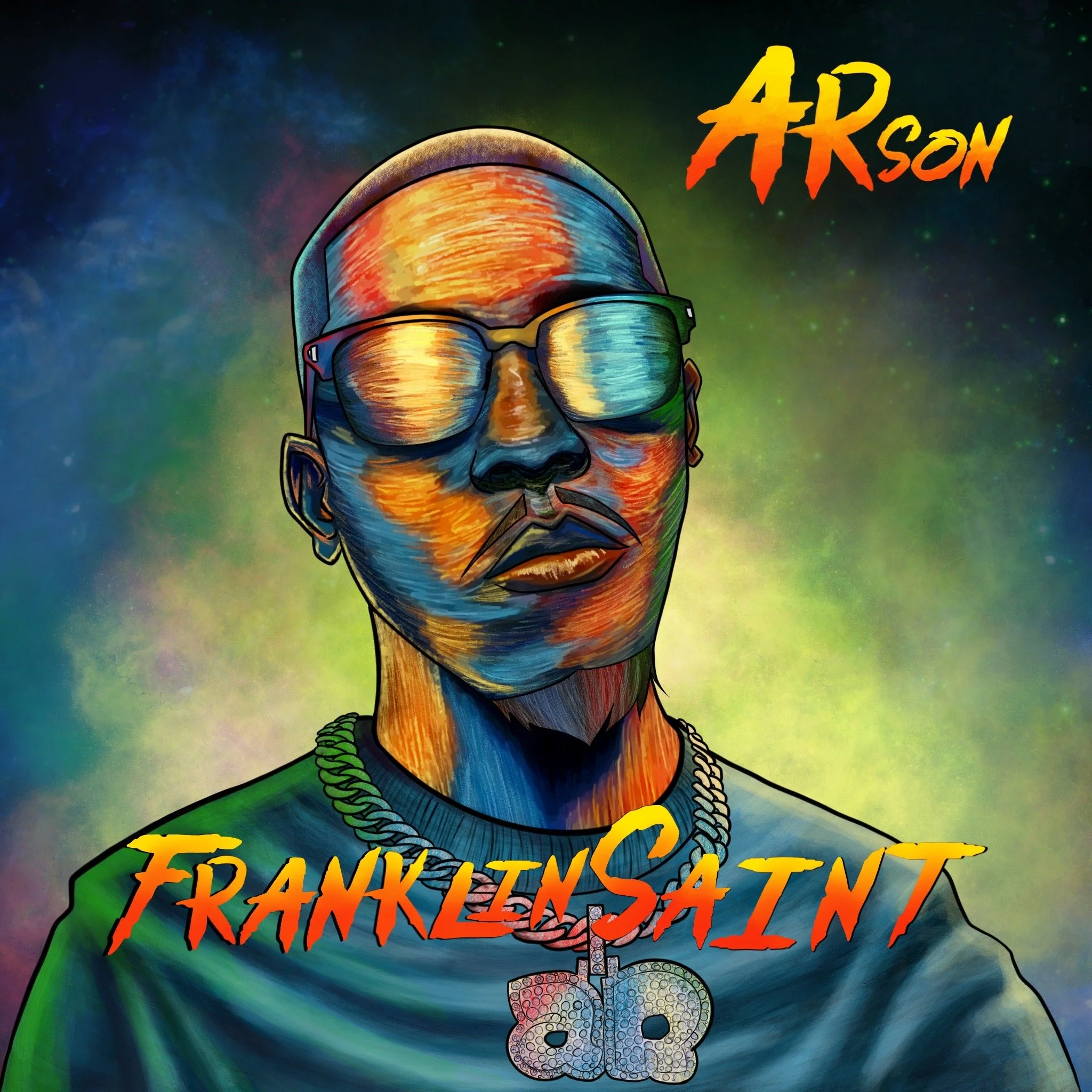 Arson “Franklin Saint” mixtape cover
