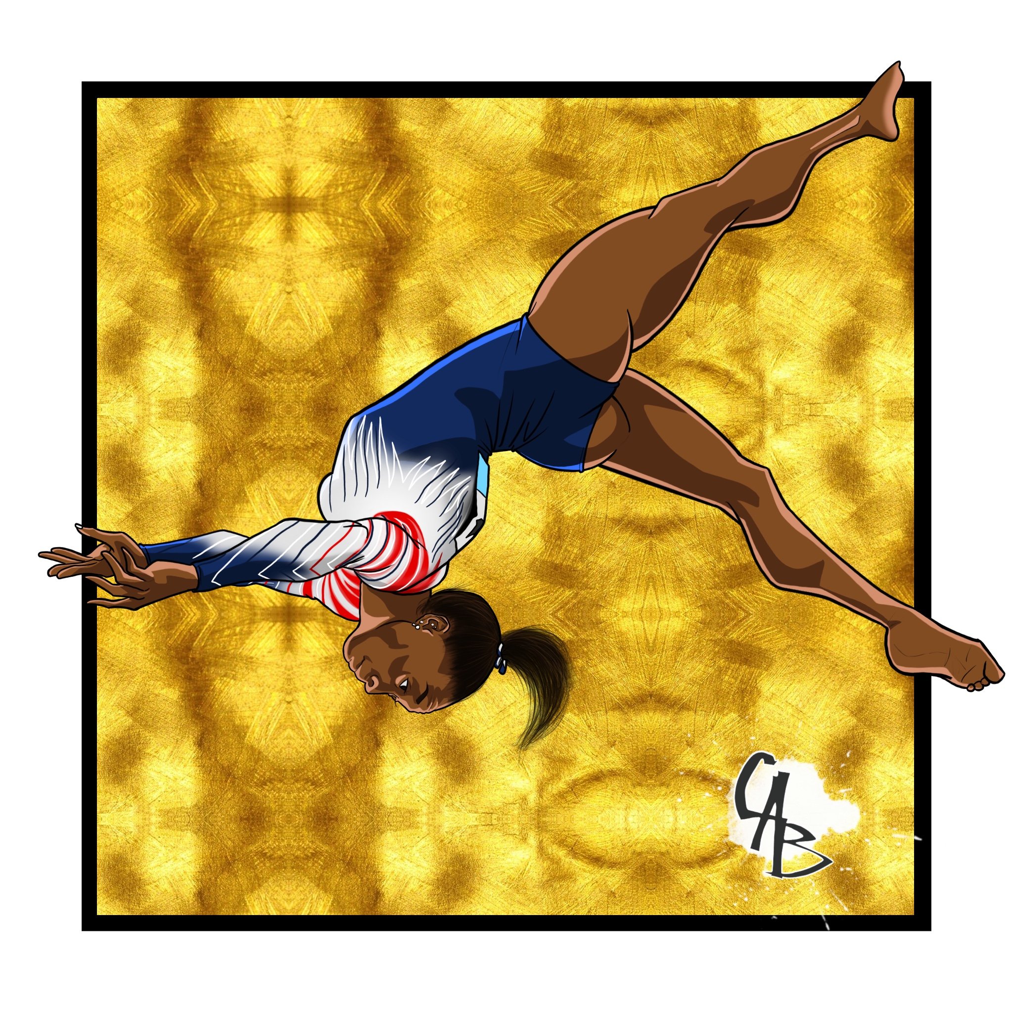 Square Series: Simone Biles