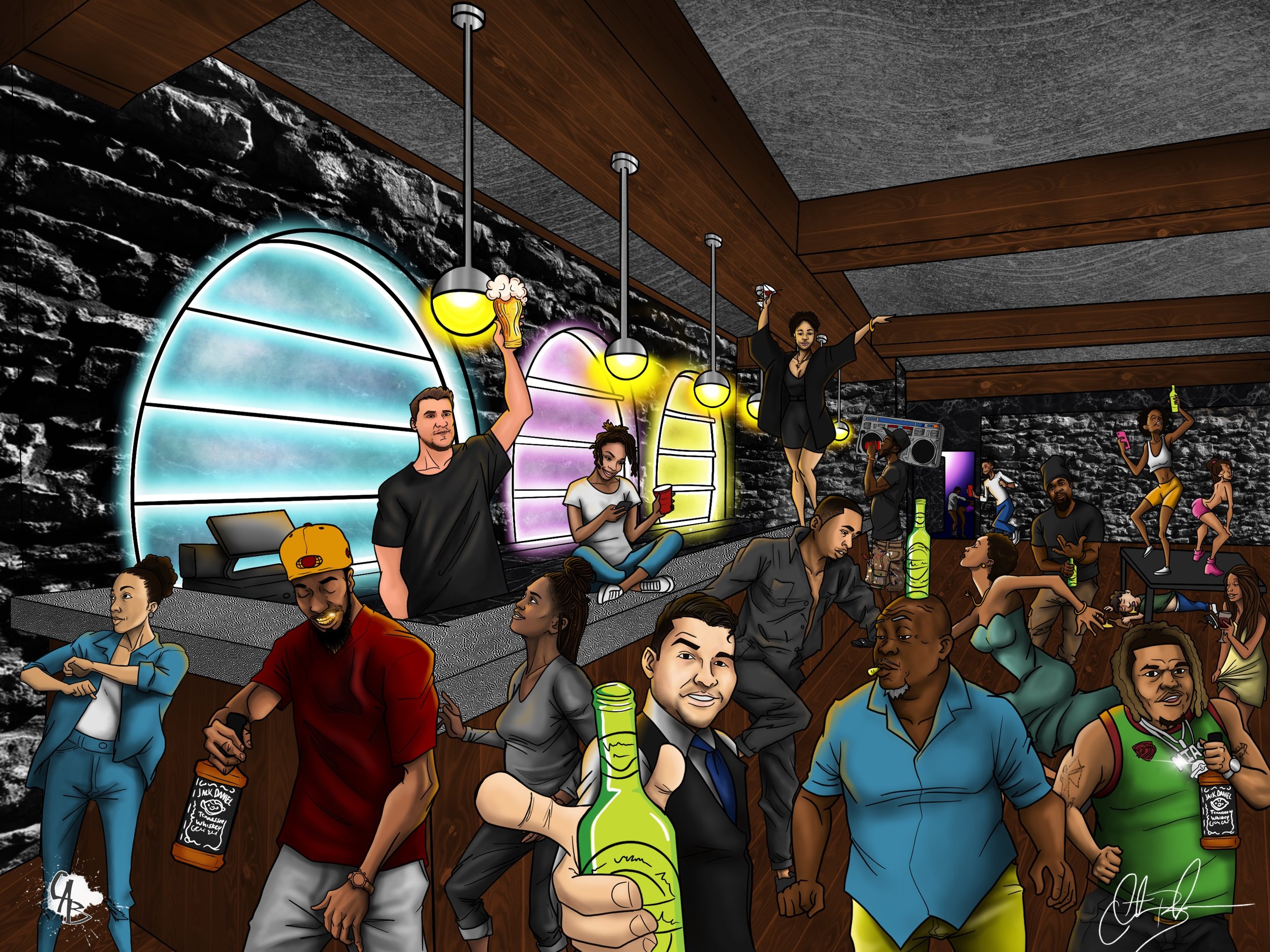 Errbody At The Bar Gettin Tipsy
