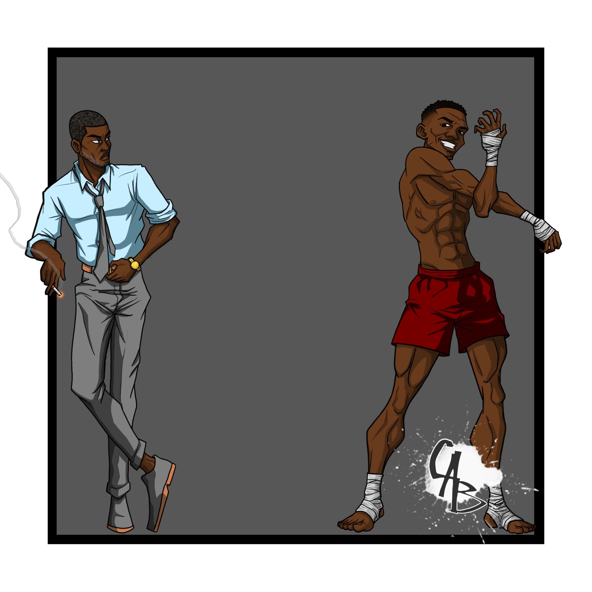 Square Series: Fighter & Manager