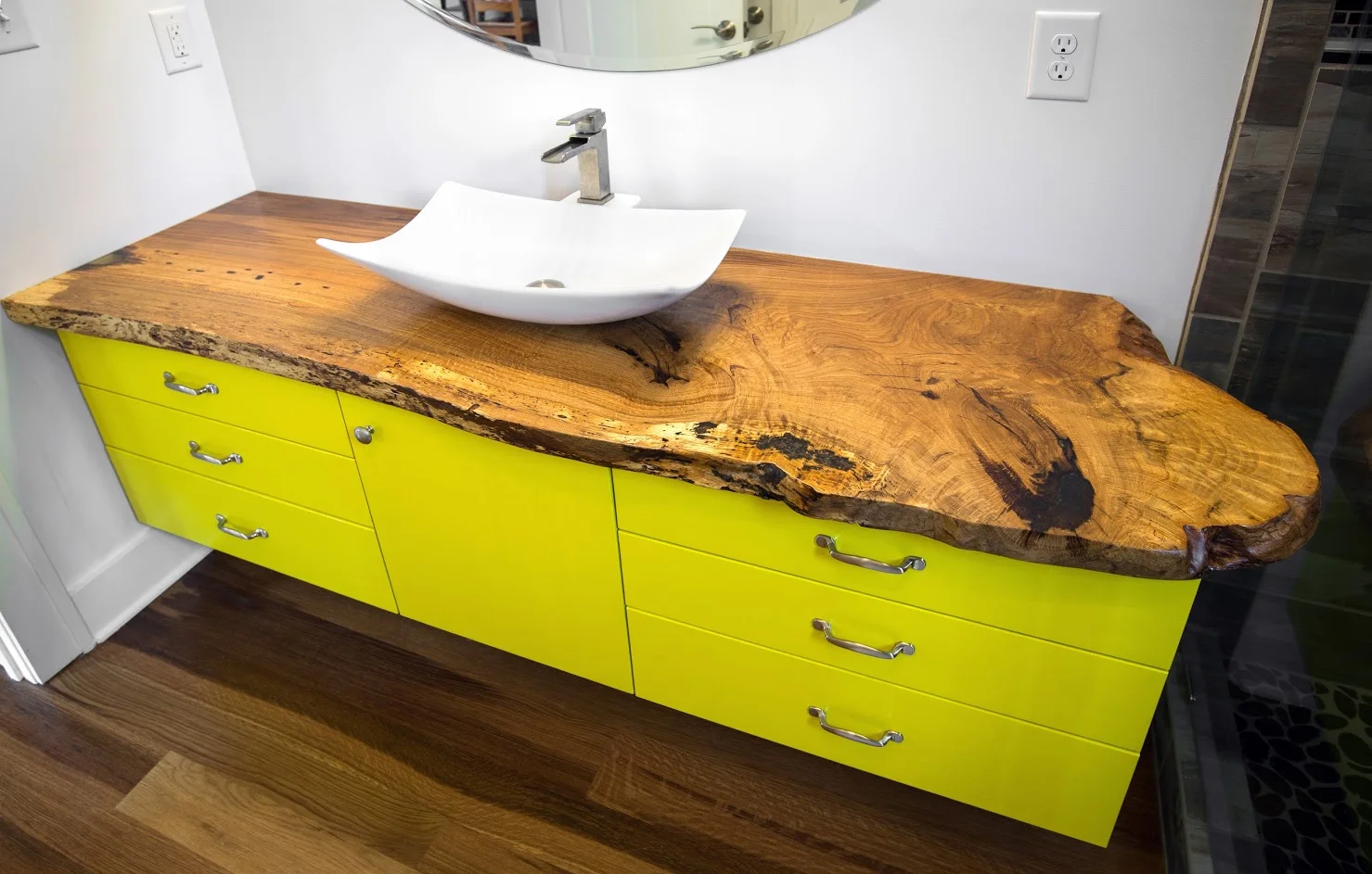 Live Edge Maple Bathroom Vanity