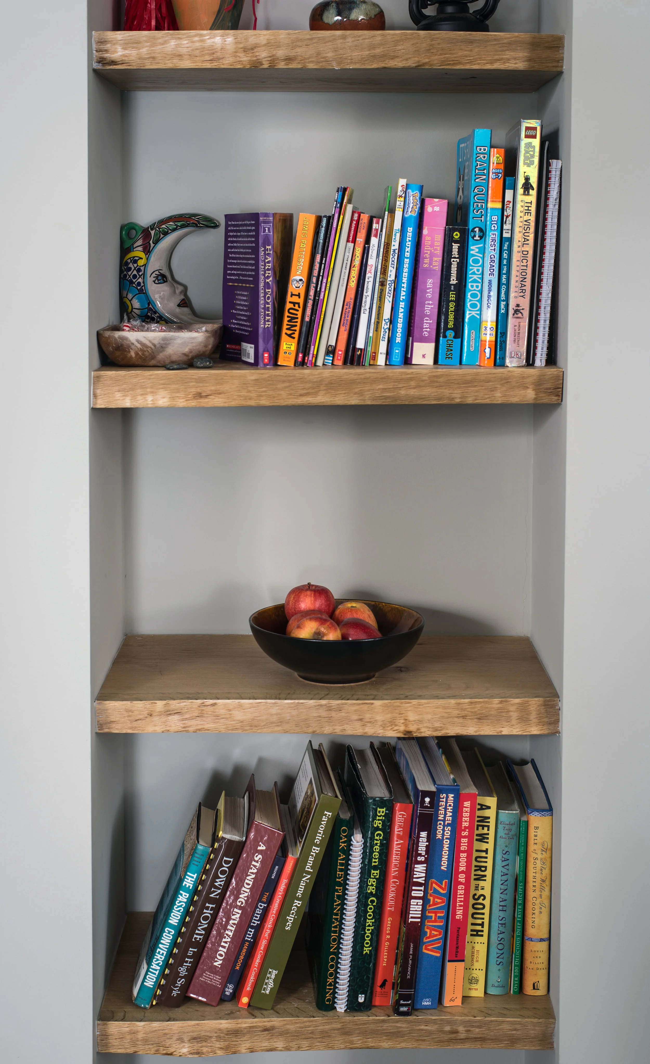 Live Edge Oak Shelving
