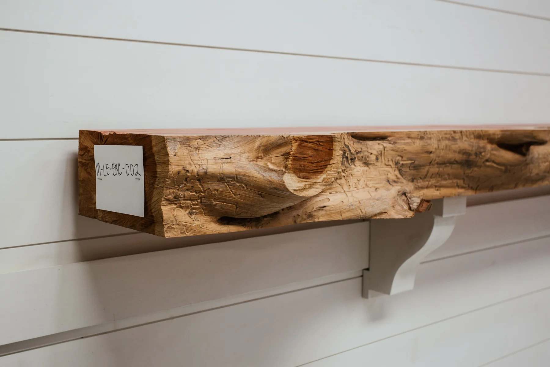 Live Edge Timber Mantel from Water's Edge Woods